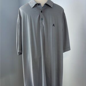 Peter Millar Gray Polo Shirt